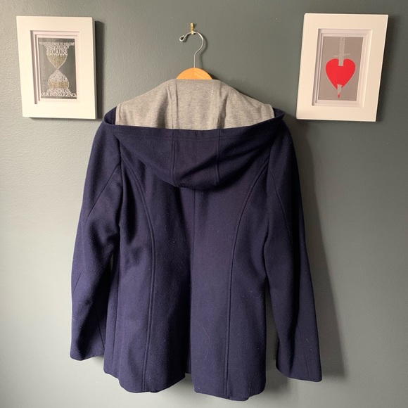 Hooded peacoat - Picture 4 of 4